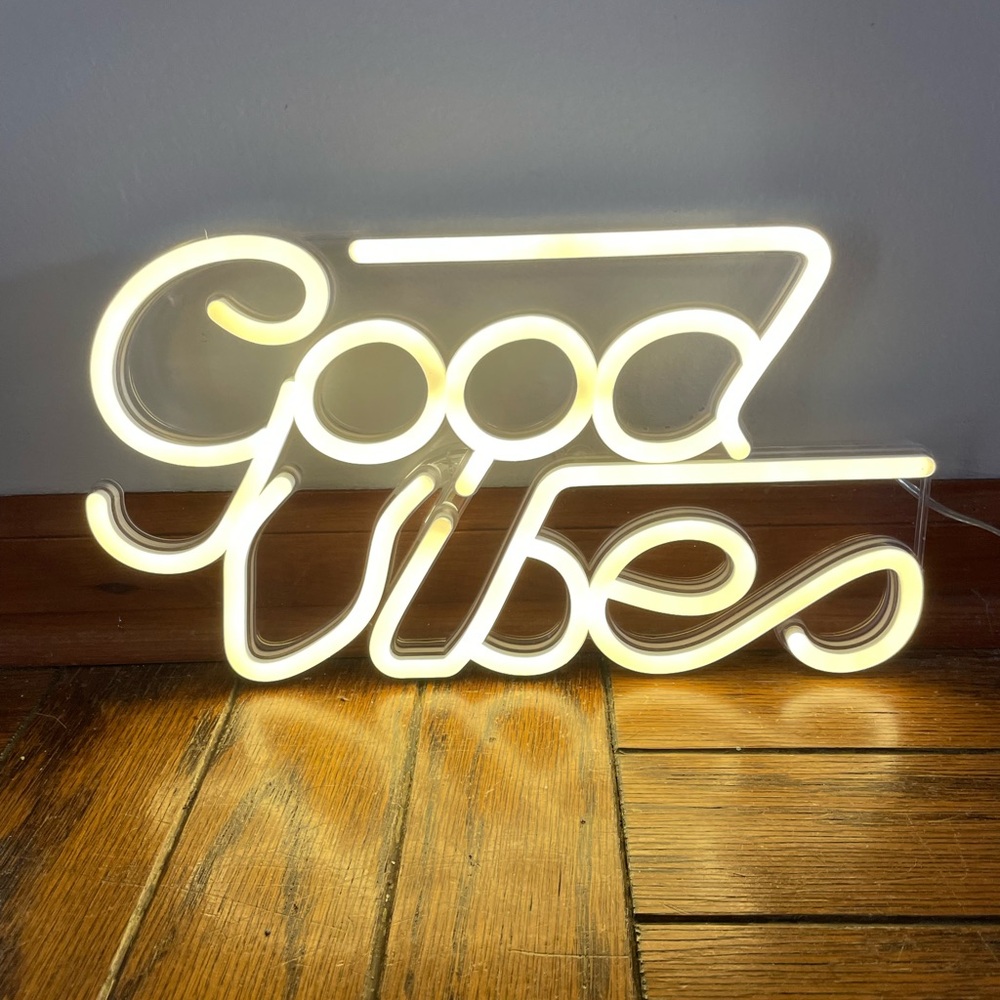 Good Vibes Neon Light Sign - Picture 2 of 5